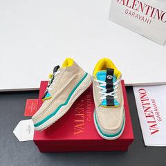 VALENTINO 25S RUNBOOT SNEAKERS IN MULTICOLOR LAMBSKIN