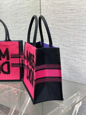 MEDIUM BOOK TOTE 36 IN COLORFUL CANVAS 226510