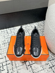 BOUNCING SNEAKER IN BLACK CALFSKIN