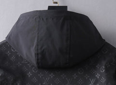 LV HOODED JACKET BLACK MONOGRAM 239039