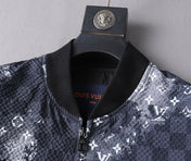 LV NAVY BLUE MONOGRAM AND DAMIER JACKET 239042