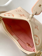 CARRYALL PM 29 BAG IN BEIGE MIX PINK MONOGRAM EMPREINTE LEATHER