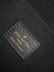 LV 25S BABYLONE TOTE BAG 32 IN BLACK CALFSKIN GOLD HARDWARE