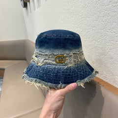 BUCKET HAT IN AEGEAN BLUE DENIM 346893