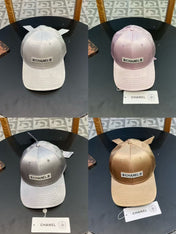 BASEBALL HAT IN GOLD SILK SATIN 404866