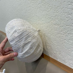 BERET HAT IN WHITE WOOL TWEED 422553