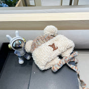 KNITTED BEANIE HAT IN COLORFUL WOOL WITH CUTE BEAR EARS 422497