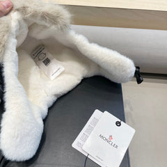 AVATOR HAT IN BLACK CORDUROY AND FLEECE-LINED 434984