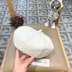 BERET HAT WHITE 431753