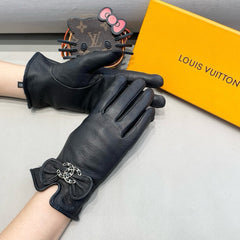 GLOVES IN BLACK LAMBSKIN 462395