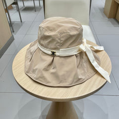 CELINE 25S BUCKET HAT 735018 IN NUDE