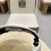 CC HALF HEAD WIDE BRIMMED SUN HAT IVORY 672688