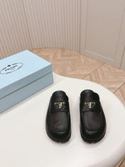Pra Mule 20mm Black Calfskin