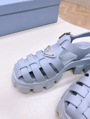 Pra Rubber Monolith Sandals 55 Baby Blue