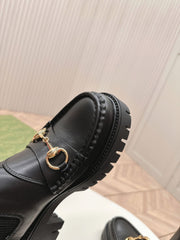 GG MARTIN HORSEBIT BOOTS IN BLACK IMPORTED CALFSKIN