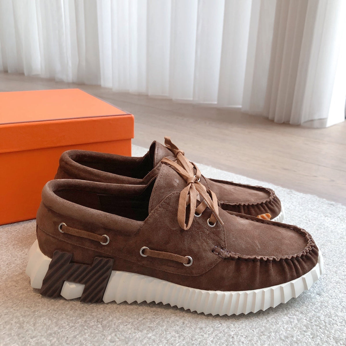 KETCH SNEAKER IN COCOA BROWN SUEDE