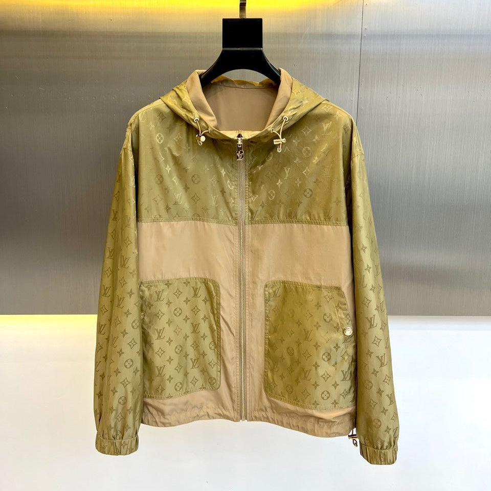 LV MONOGRAM WINDBREAKER STRAW AND TEAK 238898