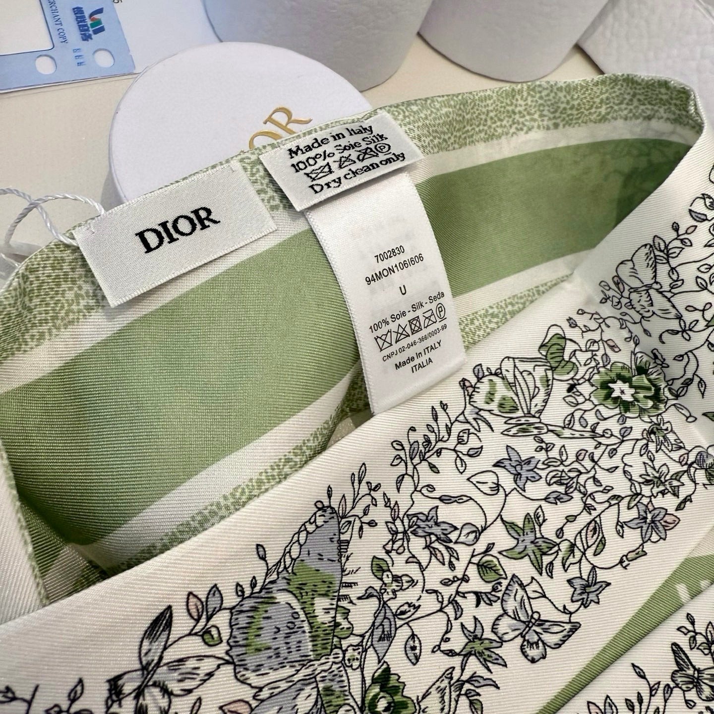 DIOR RIBBON IN SILK 591423