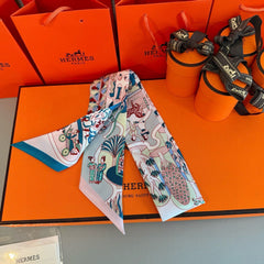 HERMES 25S SCARF 86 IN SILK 853141