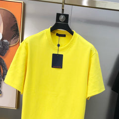 LV BRIGHT YELLOW COTTON T-SHIRT 239471