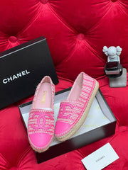 CC LOAFERS IN LIGHT PINK LAMBSKIN