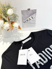 DIOR CREW NECK SHORT-SLEEVE T-SHIRT 271210