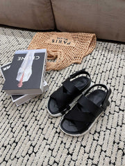 ELECTRIC SANDAL BLACK CALFSKIN