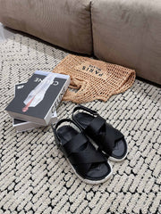 ELECTRIC SANDAL BLACK CALFSKIN