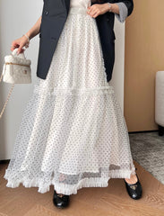DIOR 25S LONG TULLE SKIRT STYLE 026