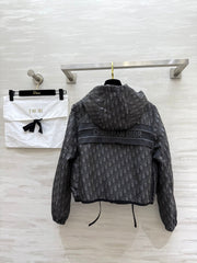 DIOR 25S CROPPED HOODED JACKET STYLE 051
