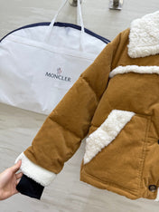 MONCLER 25S VELVET FUR JACKET 306104