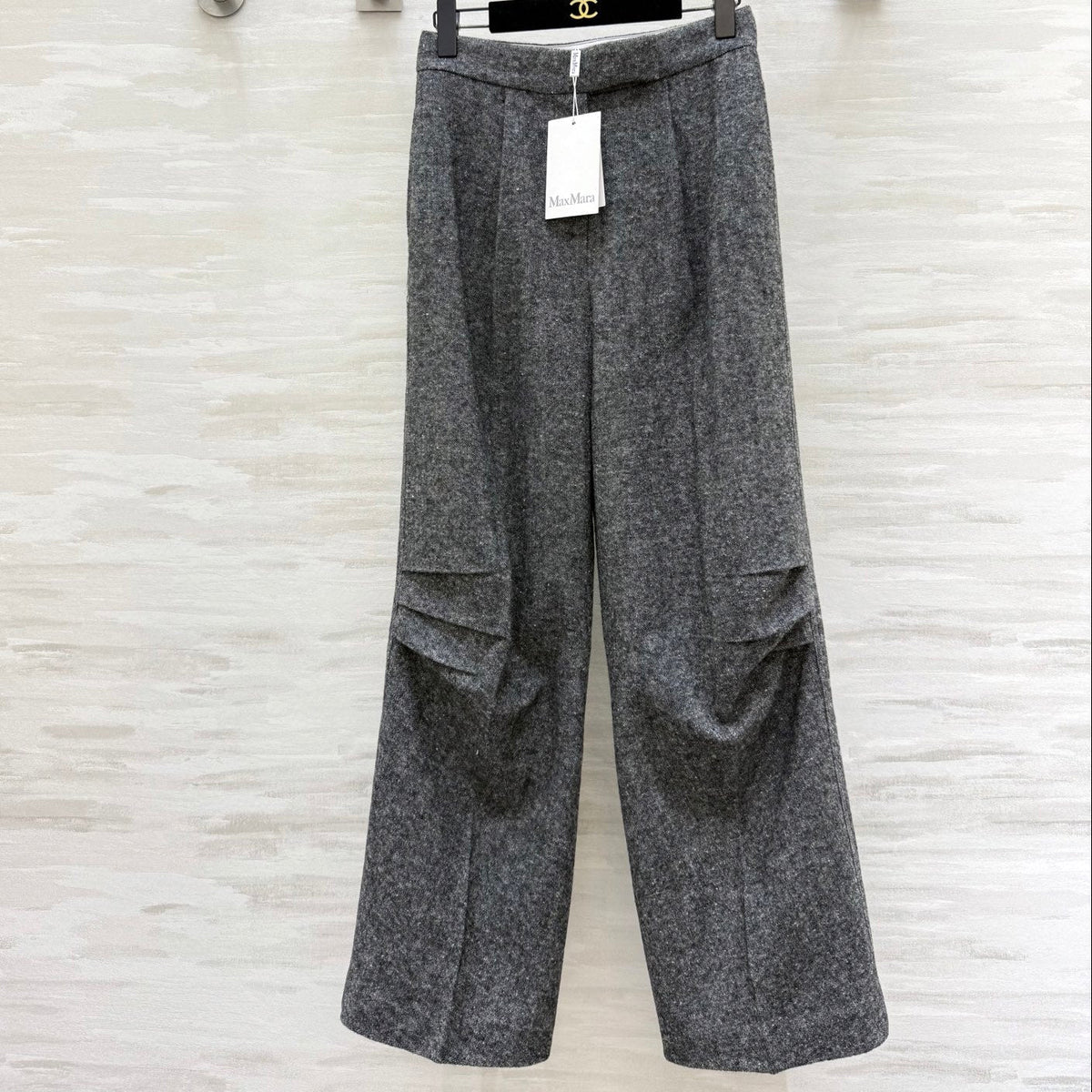 MAX MARA 25S WIDE-LEG KNIT PANTS 665256