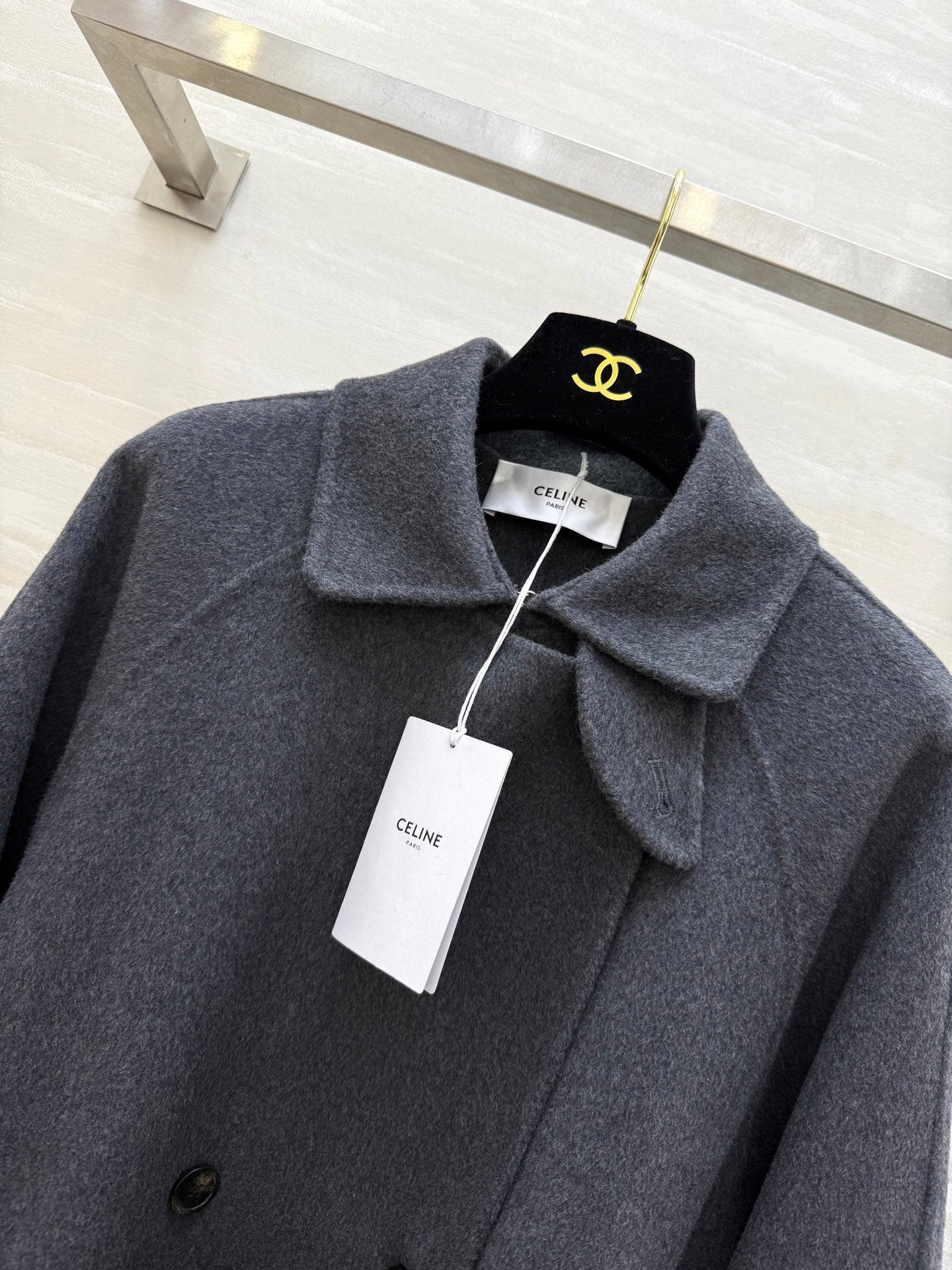 CELINE 26S LONG WOOL COAT 784308