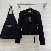 YSL 26S CROPPED JACKET 350