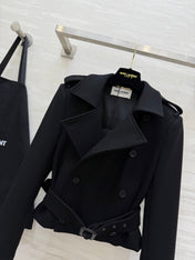 YSL 26S CROPPED JACKET 350