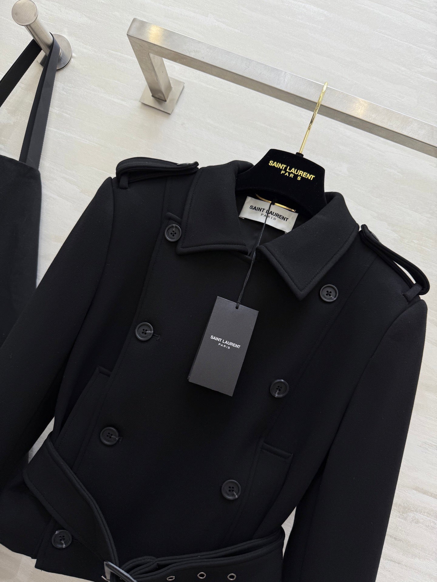 YSL 26S CROPPED JACKET 350