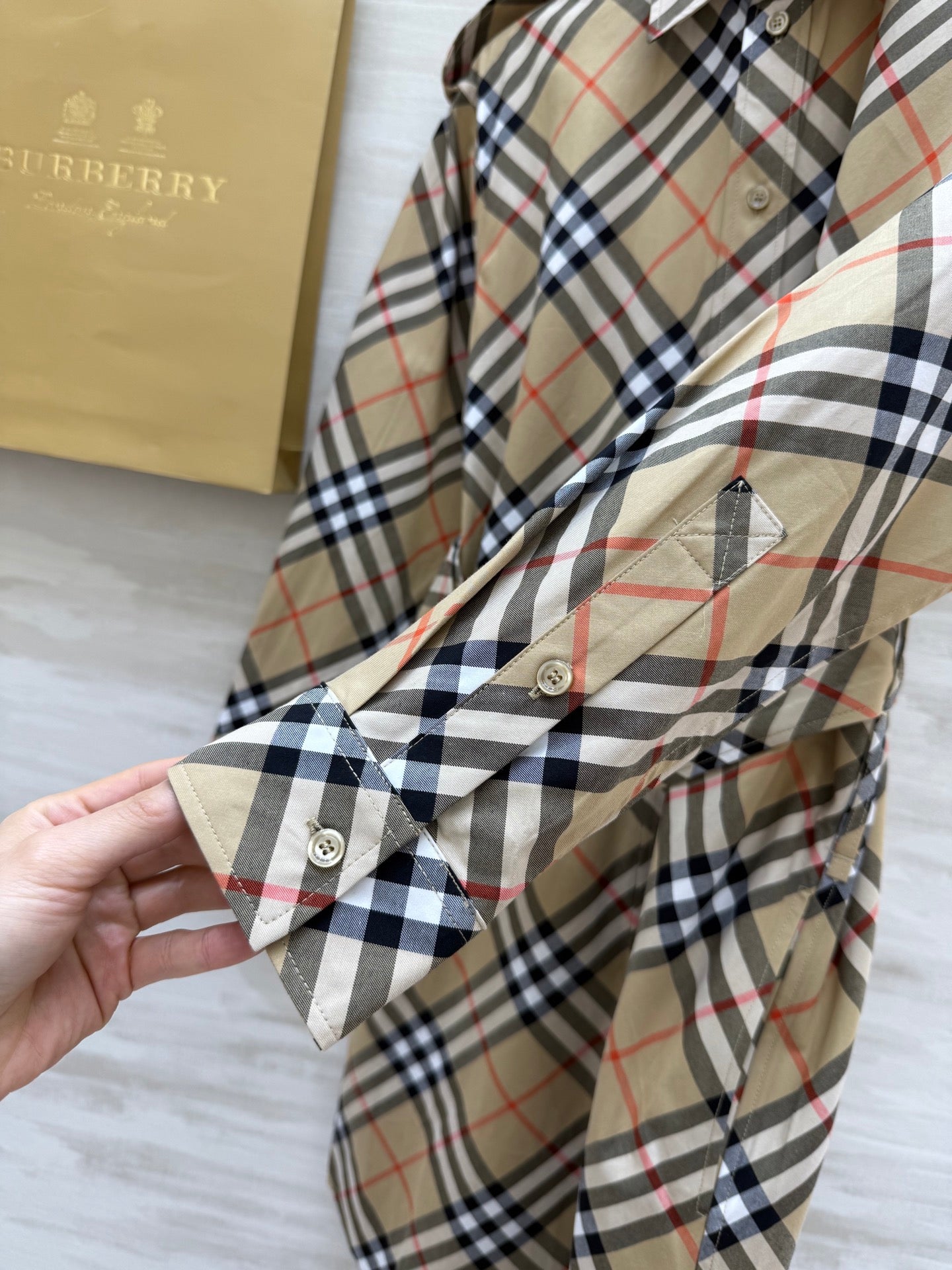 BURBERRY 26S SHIRT DRESS 415