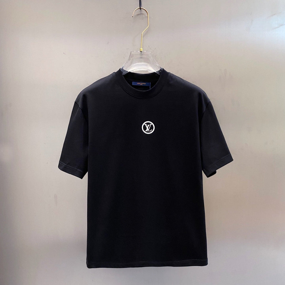 LV BASIC T-SHIRT IN BLACK COTTON 238827