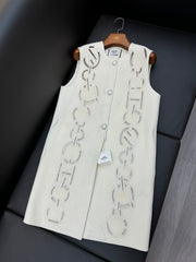 HERMES 25S LONG GILET 098