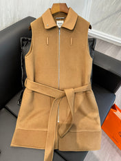 HERMES 25S MID-LENGTH CASHMERE COAT 285