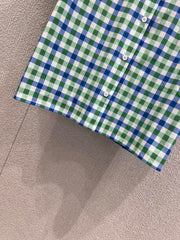 MIUMIU PLAID SHIRT 268890