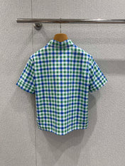 MIUMIU PLAID SHIRT 268890