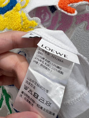 EMBROIDERED CROPTOP 25S IN COTTON 265653