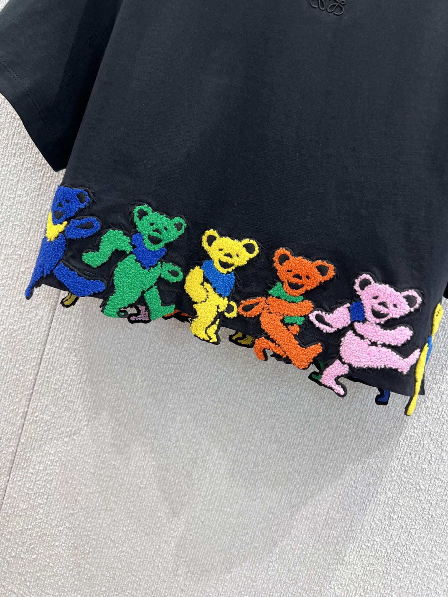 EMBROIDERED CROPTOP 25S IN COTTON 265654