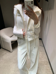 CHANEL 25S KNIT BLAZER AND DRAWSTRING PANTS SET 388