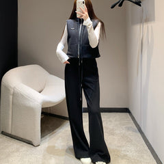 CHANEL 25S KNIT BLAZER AND DRAWSTRING PANTS SET 387
