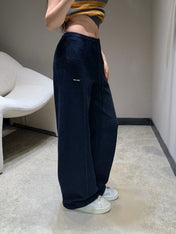 MIUMIU WIDE-LEG PANTS STYLE 656