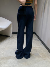 MIUMIU WIDE-LEG PANTS STYLE 656