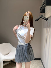 HERMES 25S SHORT-SLEEVE CREW NECK T-SHIRT 345