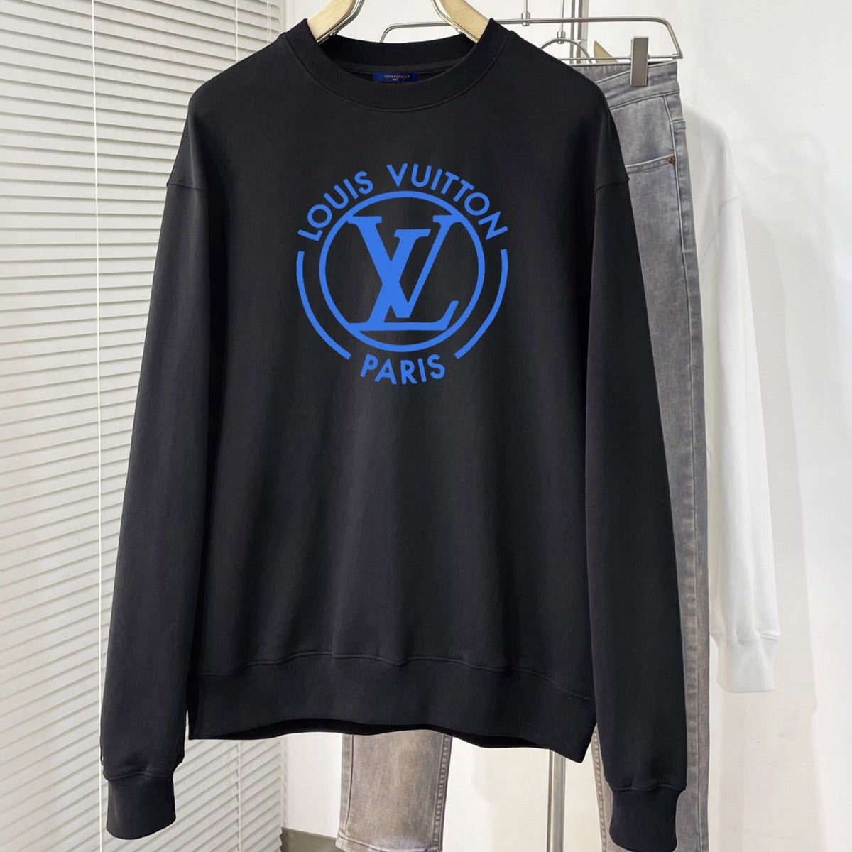 LV SWEATER BLACK COTTON FABRIC 239601